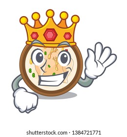 King samgyetang in a the cartoon plate