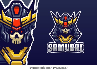 King Samurai E-sport Logo Template