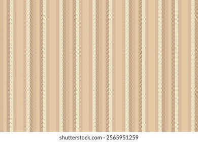 King seamless fabric background, quality lines pattern stripe. Advertising vector texture vertical textile in light and orange colors palette.