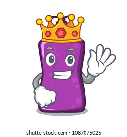 King shampo mascot cartoon style