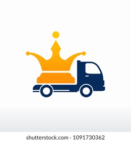 King Shipping logo designs vector, King Delivery logo, design concept, logo, logotype element for template