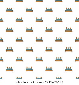 King size bed pattern seamless repeat background for any web design