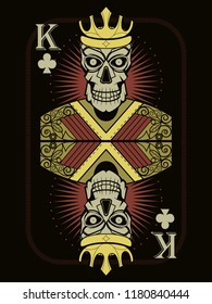 king skull vector