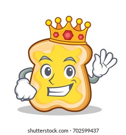 King slice bread cartoon character