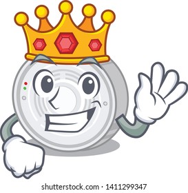 King smoke detector above the cartoon table