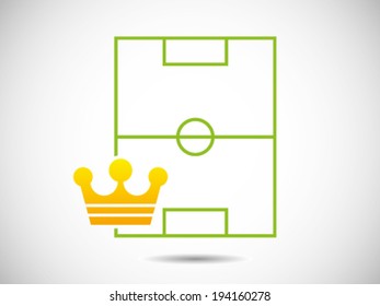King Soccer Player