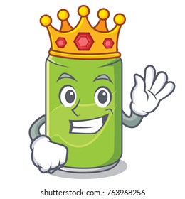 King soft drink character cartoon