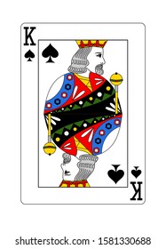 
The King of Spades in the classic style.