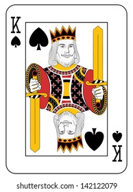 King of spades. Original design