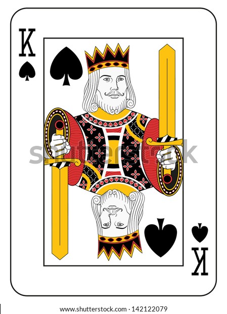 King of spades. Original\
design