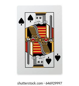 king of spades playing cards