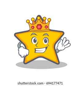 King star character cartoon style