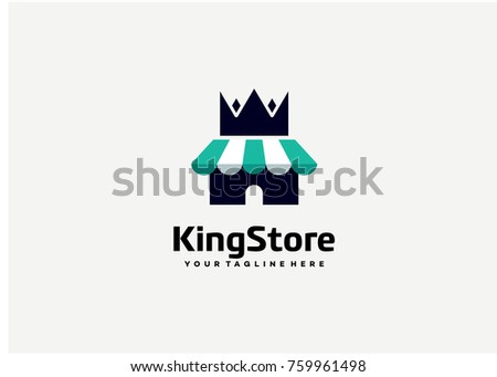 Download King Store Logo Template Design Creative Stock Vector ...