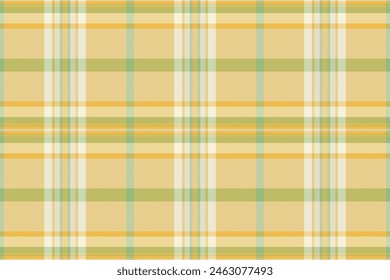 King tartan texture plaid, checker seamless check background. Wear pattern textile vector fabric in traditional gold and light color.