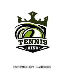 King Tennis Ball Logo