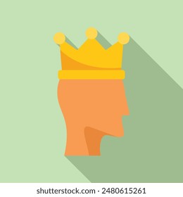King thinking about ruling his kingdom