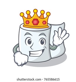 King tissue character cartoon style