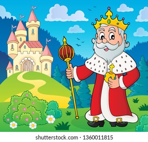 King topic image 6 - eps10 vector illustration.