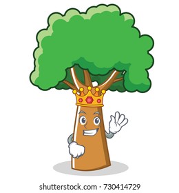 King tree character cartoon style