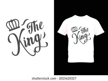 the king tshirt design for men