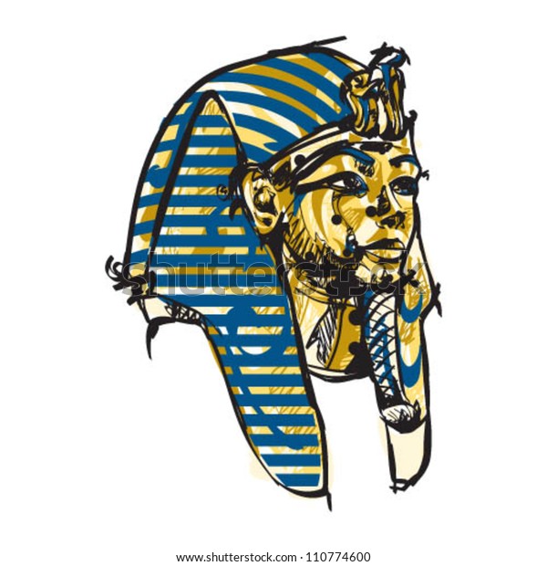 Download King Tut Stock Vector (Royalty Free) 110774600