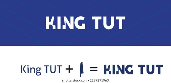 King TuT Logo design Egyptian beans coffee