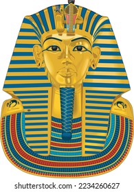 Ilustración del vector Sarcophagus del rey Tutankhamen