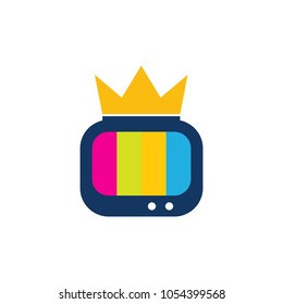 King Tv Logo Icon Design