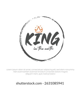 King Typography Vector Design – Royal Crown Text Art for T-Shirt, Logo, or Poster Design Concept - Powered by Shutterstock - Get 15% off with code: PIKWIZARD15