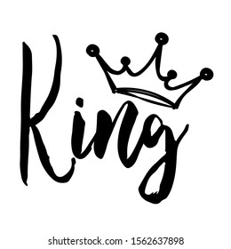 King Vector Design Text Crown Clip Stock Vector (Royalty Free ...