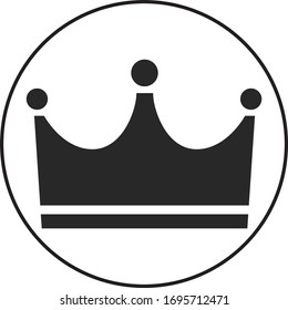 icono de diseño gráfico vector king