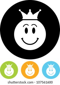 King - Vector icon isolated