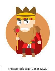 king vector illustration design isolated white