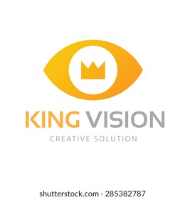 King Vision Vector Logo Template