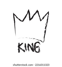 Arte de graffiti en el muro de "King" 