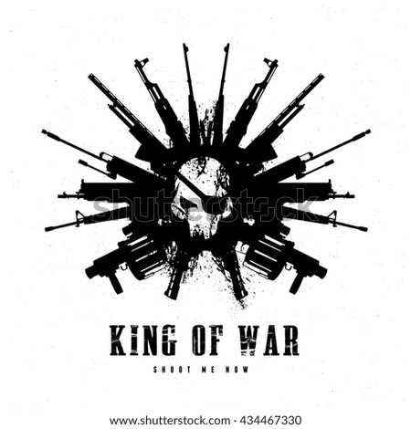 King of war logo template
