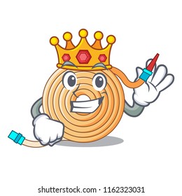 King the water hose mascot