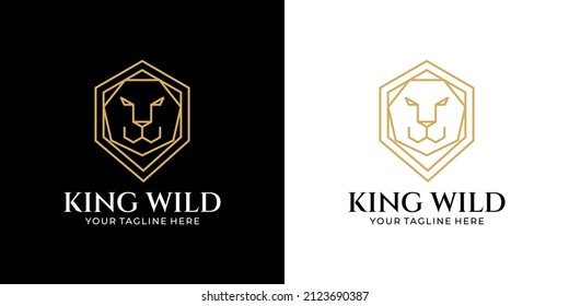 King Wild Logo Monoline Style