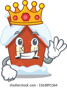 King winter house with in character shape
