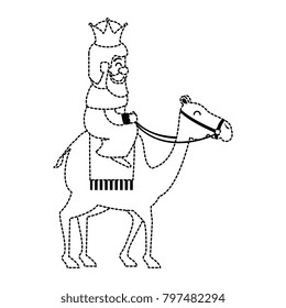 king wizard in camel avatar character
