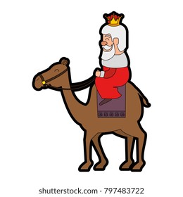 king wizard in camel avatar character