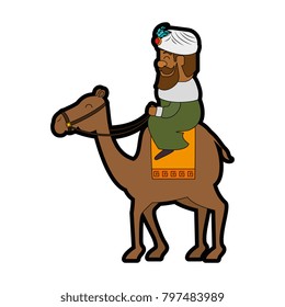 king wizard in camel avatar character