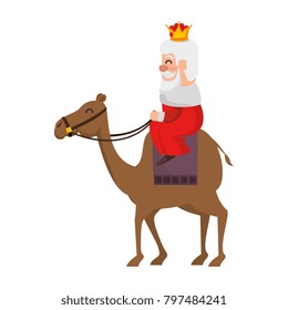 king wizard in camel avatar character
