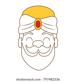king wizard head avatar character