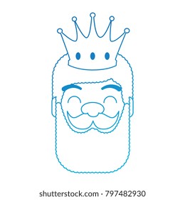 king wizard head avatar character