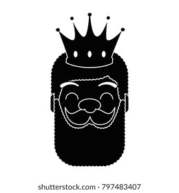 king wizard head avatar character