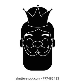 king wizard head avatar character