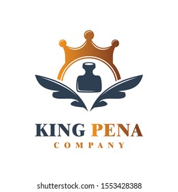 king writer's logo design your company