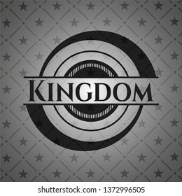 Kingdom black emblem. Vintage.