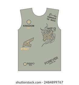 KINGDOM JOIN ATTRACT  FOREVER - Graphic Vector Design, Urban Style, Street Wear Fashion Illustration, 